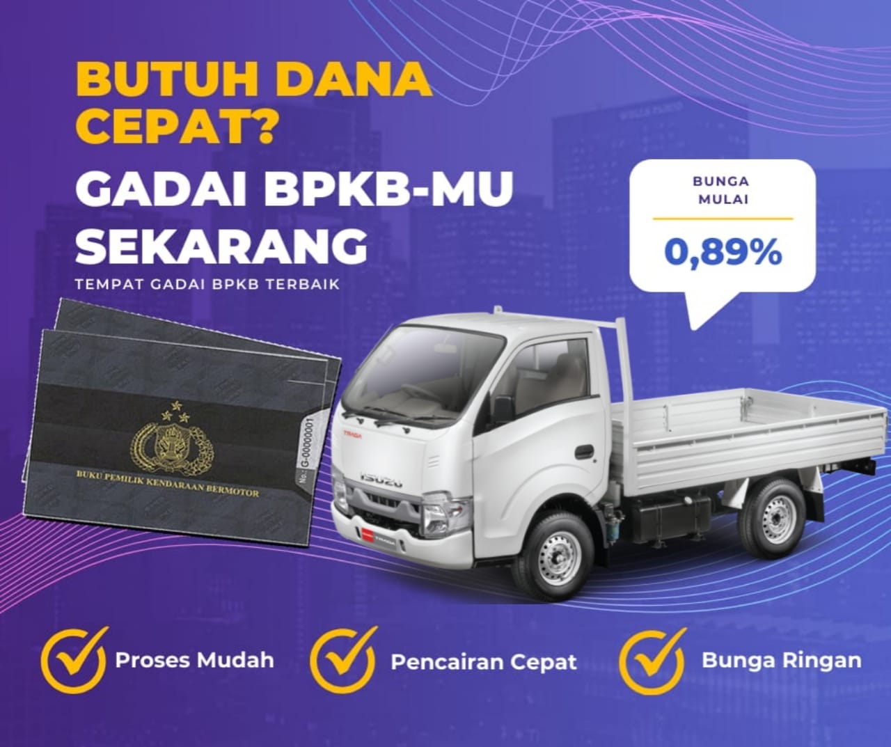 Kredit Jaminan Bpkb Mobil Isuzu Traga Bisa Dapat Dana Berapa? Seperti Ini Simulasinya